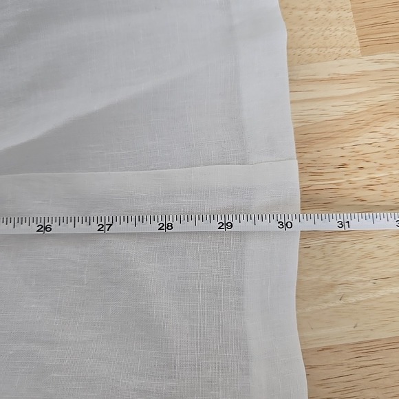 NWT Revolve Rumer The Label Byron Ring Mini Dress White Linen Size XS Cut Out - Picture 8 of 11